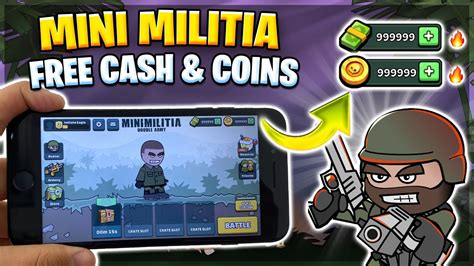 mini militia unlimited cash.